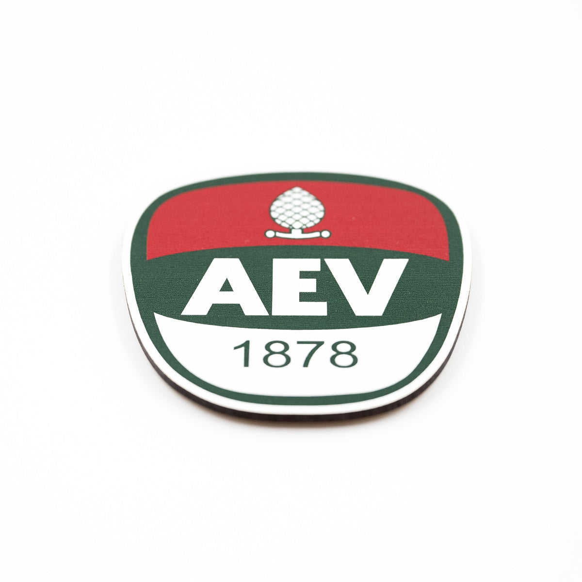 Magnet in Form und Farben des AEV-Logos