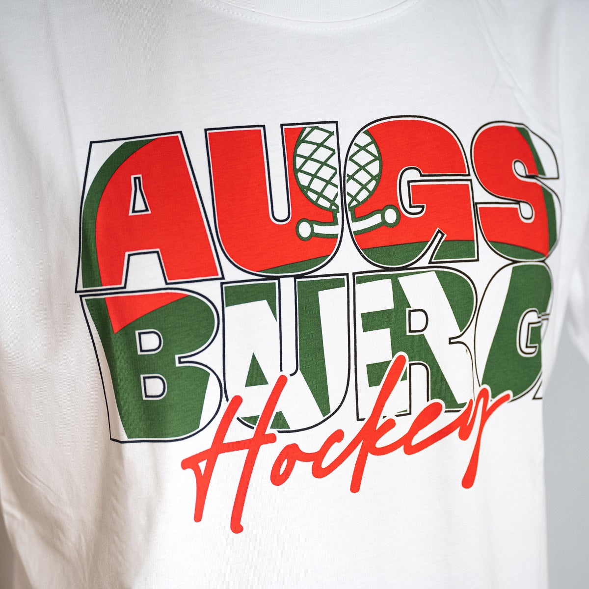 Aufdruck "Augsburg Hockey" und in diesem integriertes AEV-Logo