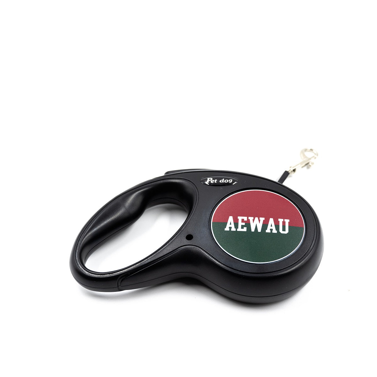 Seitenansicht der Hundeleine mit "AEWAU" Aufdruck